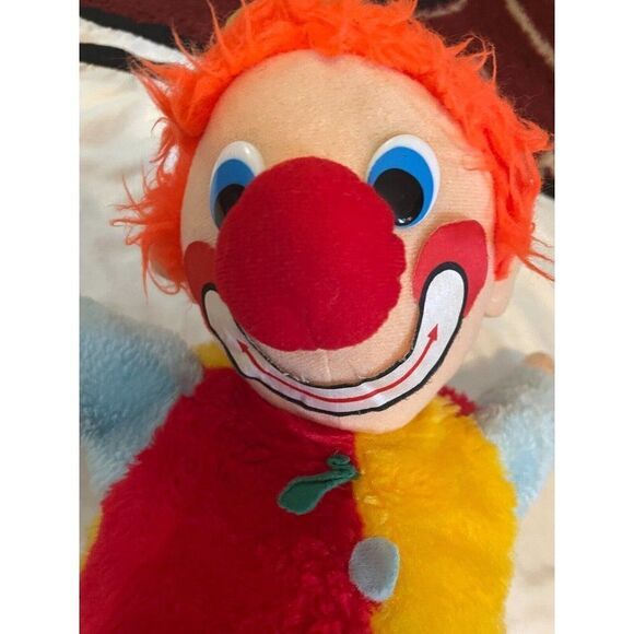 Vintage Scoa Industries Plush Clown - Picture 3 of 6
